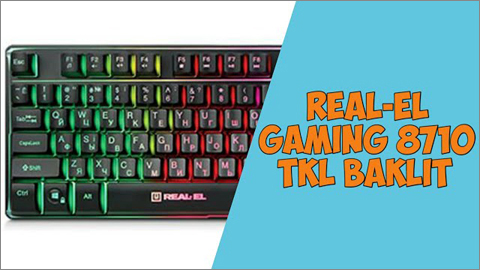Обзор на клавиатуру Real-el Gaming 8710 tkl baklit из Rozetka