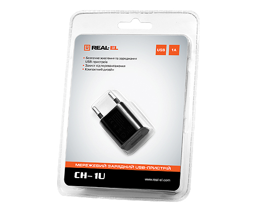 Зарядное USB-устройство REAL-EL CH-1U