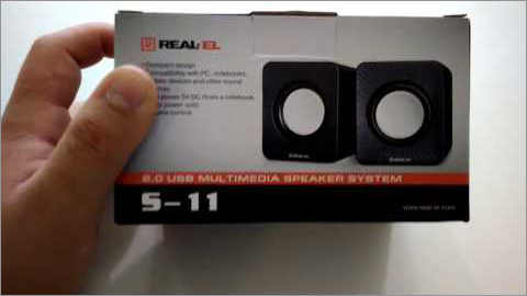Колонки для компьютера REAL-EL S-11 Black, краткий обзор