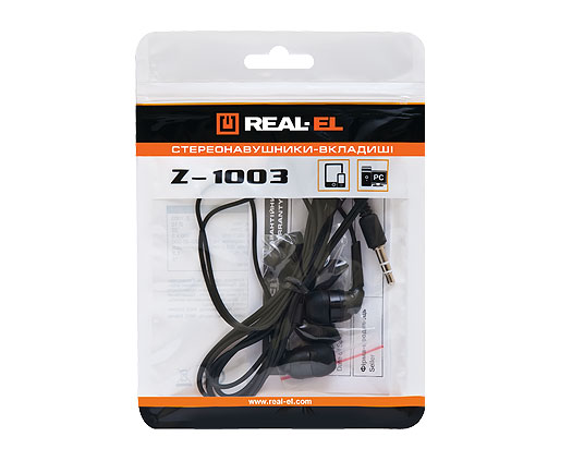 Навушники-вкладиші REAL-EL Z-1003