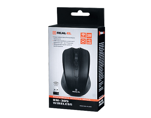 Беспроводная мышь REAL-EL RM-305 Wireless