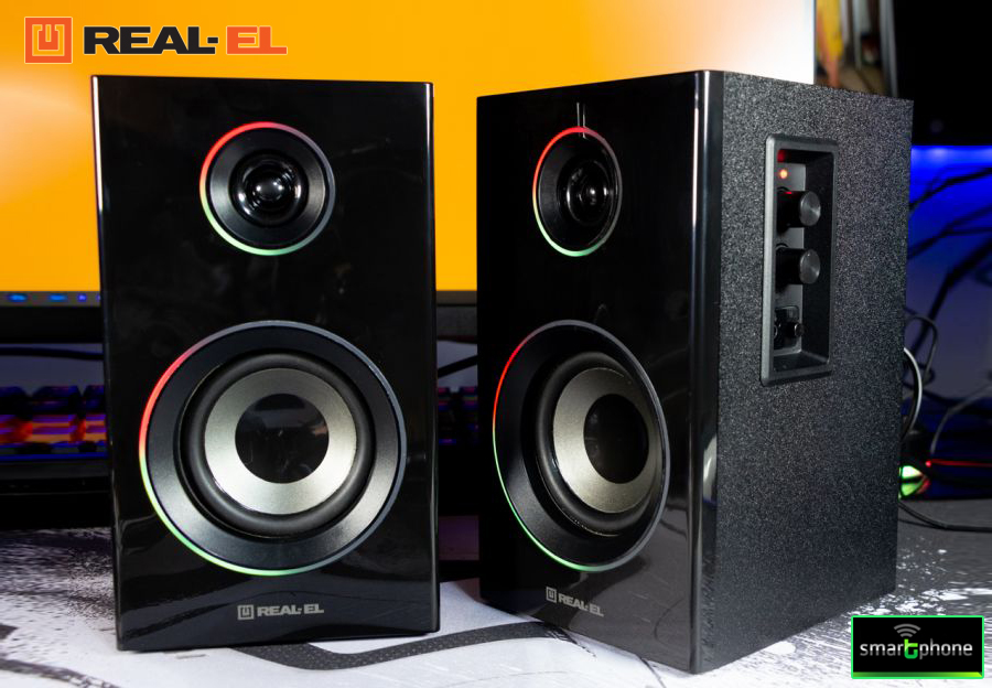 Огляд REAL-EL S-415 – 20Вт акустика 2.0 з RGB і двома форматами підключення