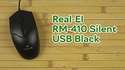 REAL-EL RM-410 Silent USB Black