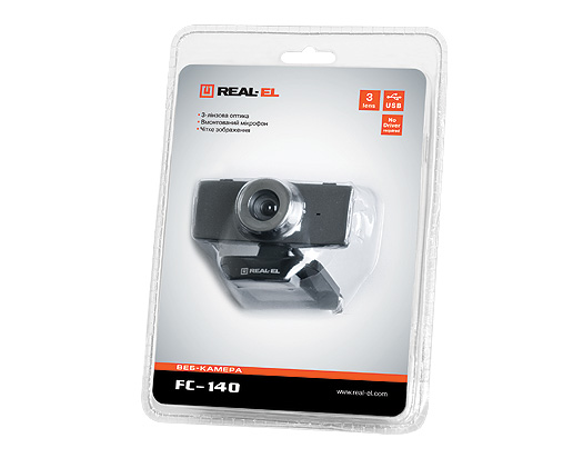Веб-камера REAL-EL FC-140