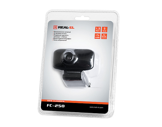 Веб-камера REAL-EL FC-250