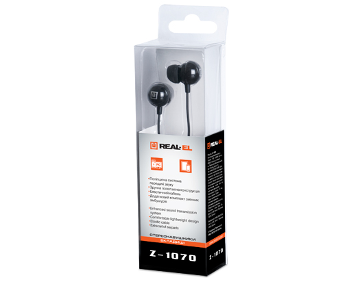 Навушники-вкладиші REAL-EL Z-1070