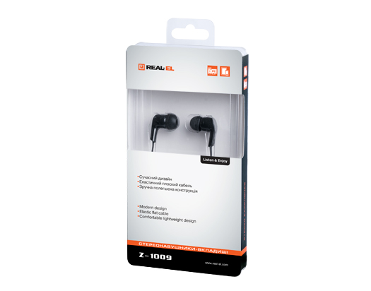 Навушники-вкладиші REAL-EL Z-1009
