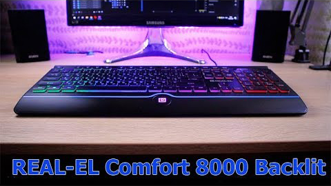 REAL-EL Comfort 8000 Backlit