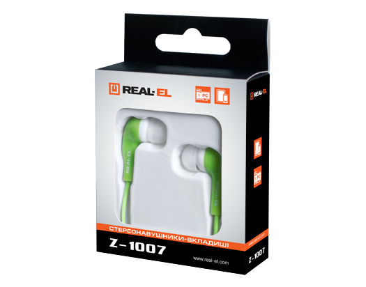 Навушники-вкладиші REAL-EL Z-1007
