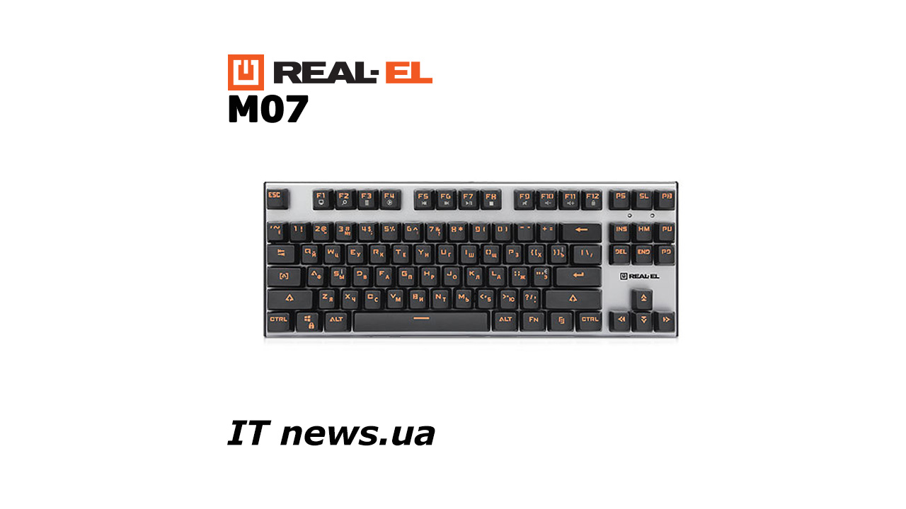 REAL-EL M07: "механика для первоклассника"!